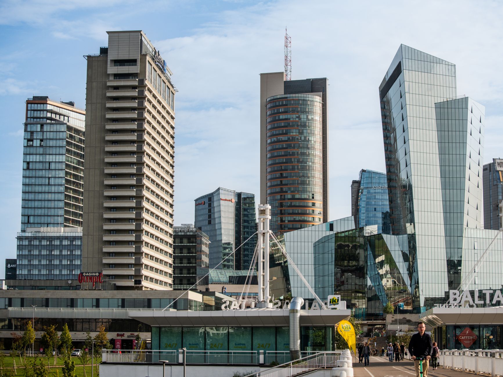 Vilnius downtown skyscrapers – Lithuanian business district
